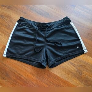 Women's Danskin Black & White Shorts SIZE: Large 12/14
